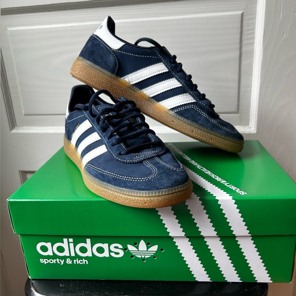 NWB Adidas Handball Spezial Sporty and Rich Night Indigo M 7, W 8.5